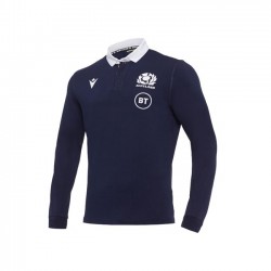 Camisola Escocesa Rugby Equipamento Primeiro 2020-2021 Manga Comprida